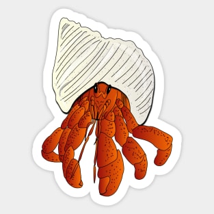Hermit crab Sticker